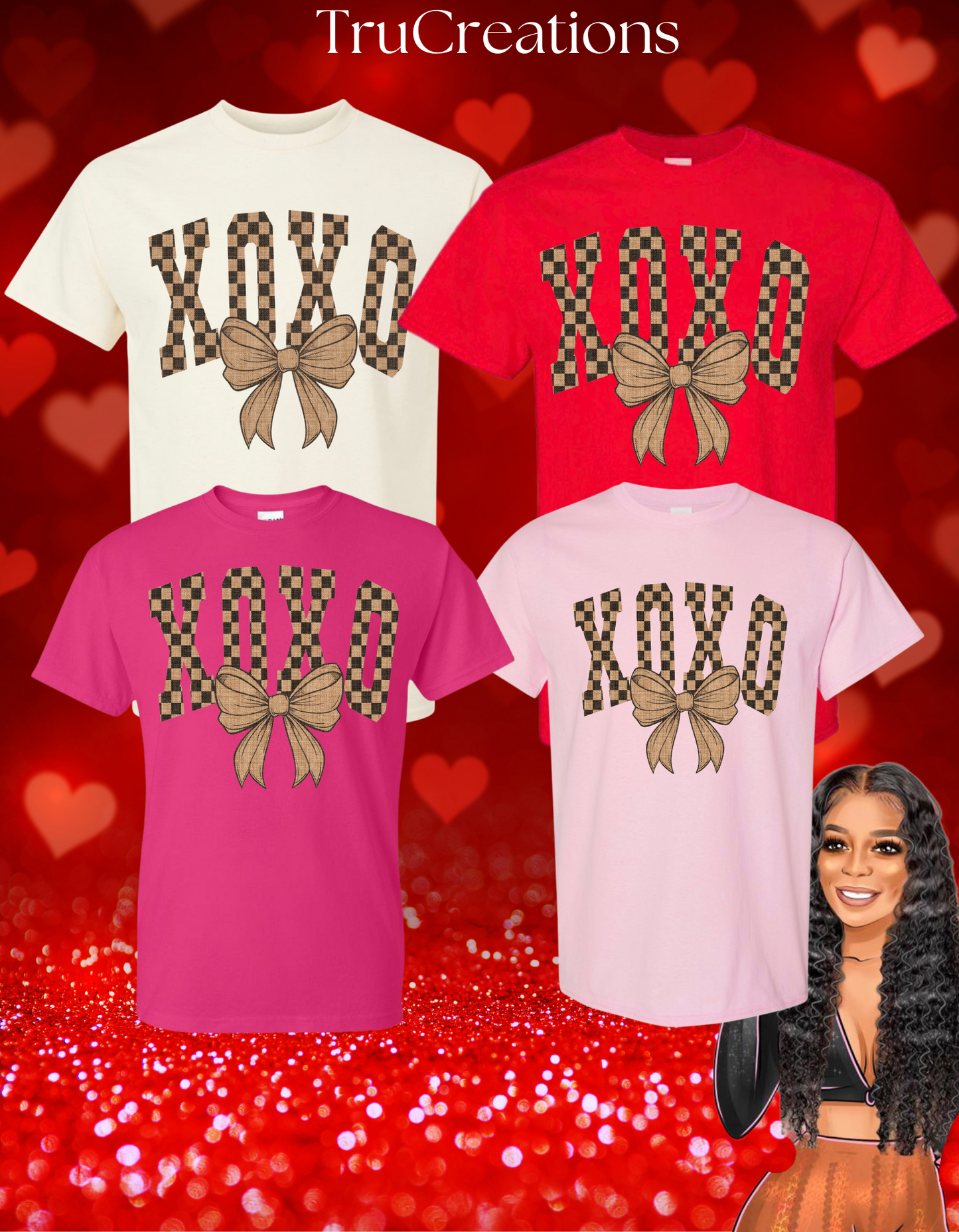 XOXO Bow T-Shirt