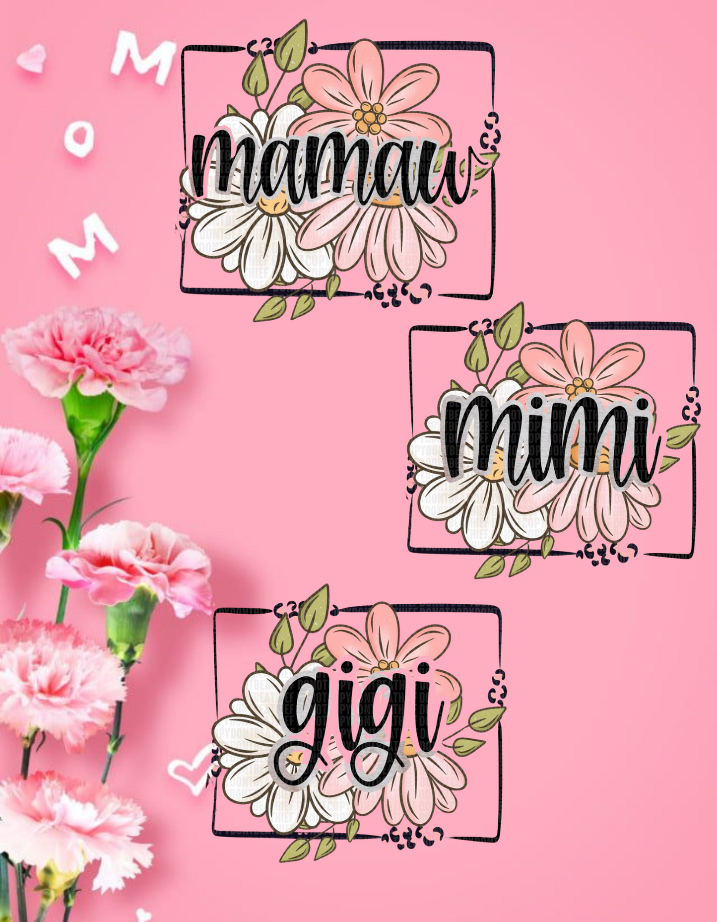 Floral Title T-Shirt