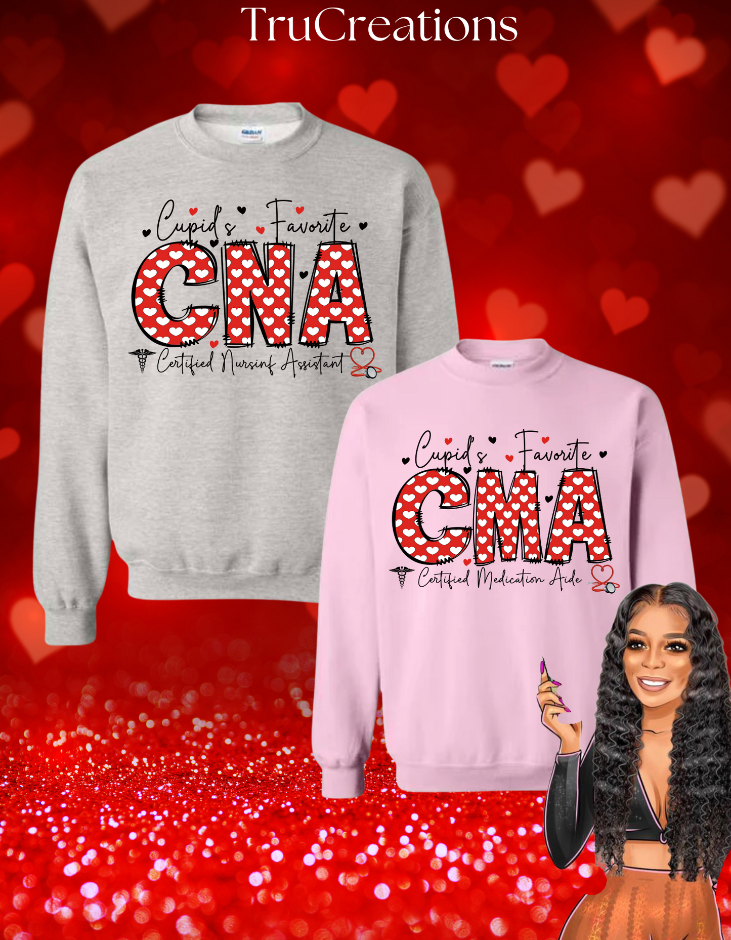 Custom Cupids Favorite Sweatshirt