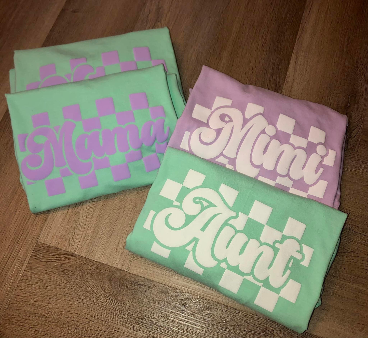 Comfort Color Puff Checkered Tee