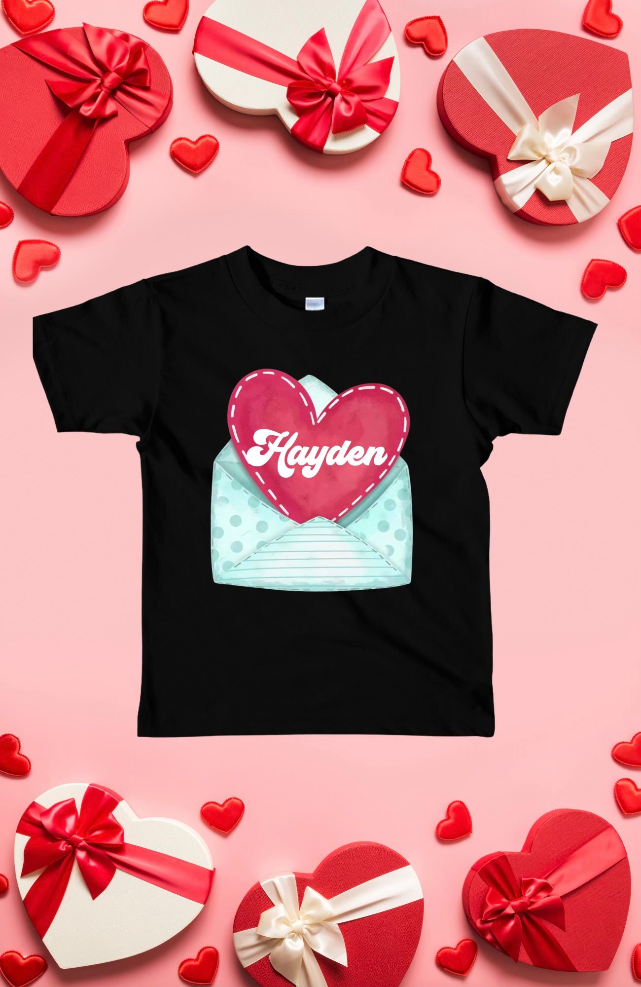 Personalized Heart Tshirt