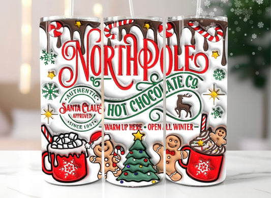 North Pole Hot Chocolate Tumbler