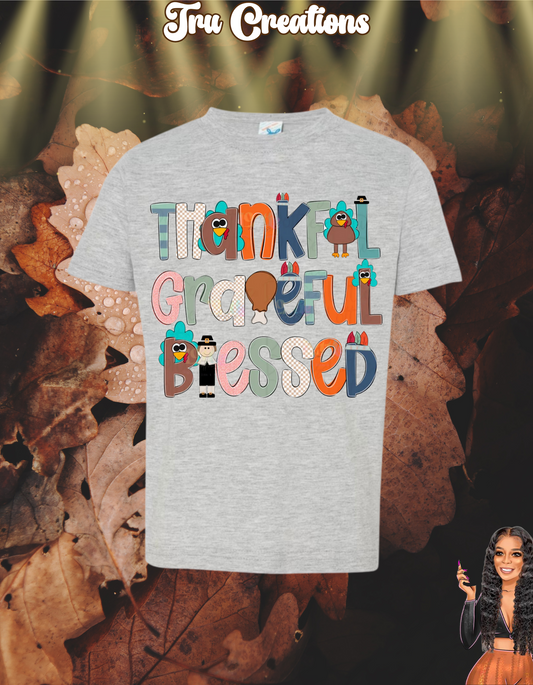 Thankful Grateful Blessed T-Shirt