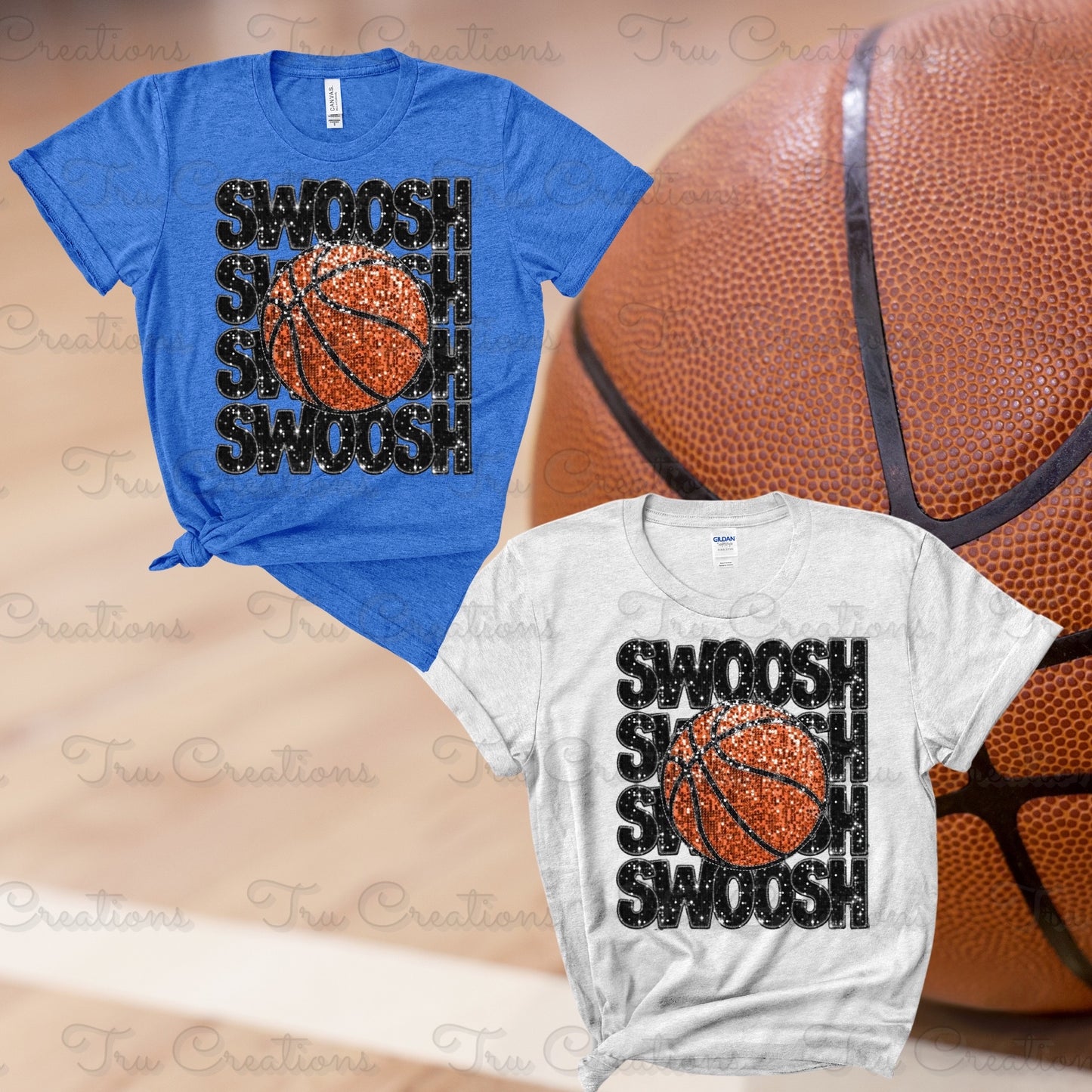 Youth Swoosh Basketball T-Shirt