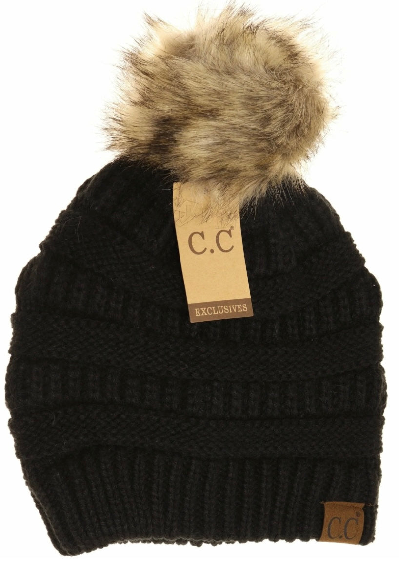 C.C. Adult Puff Beanie