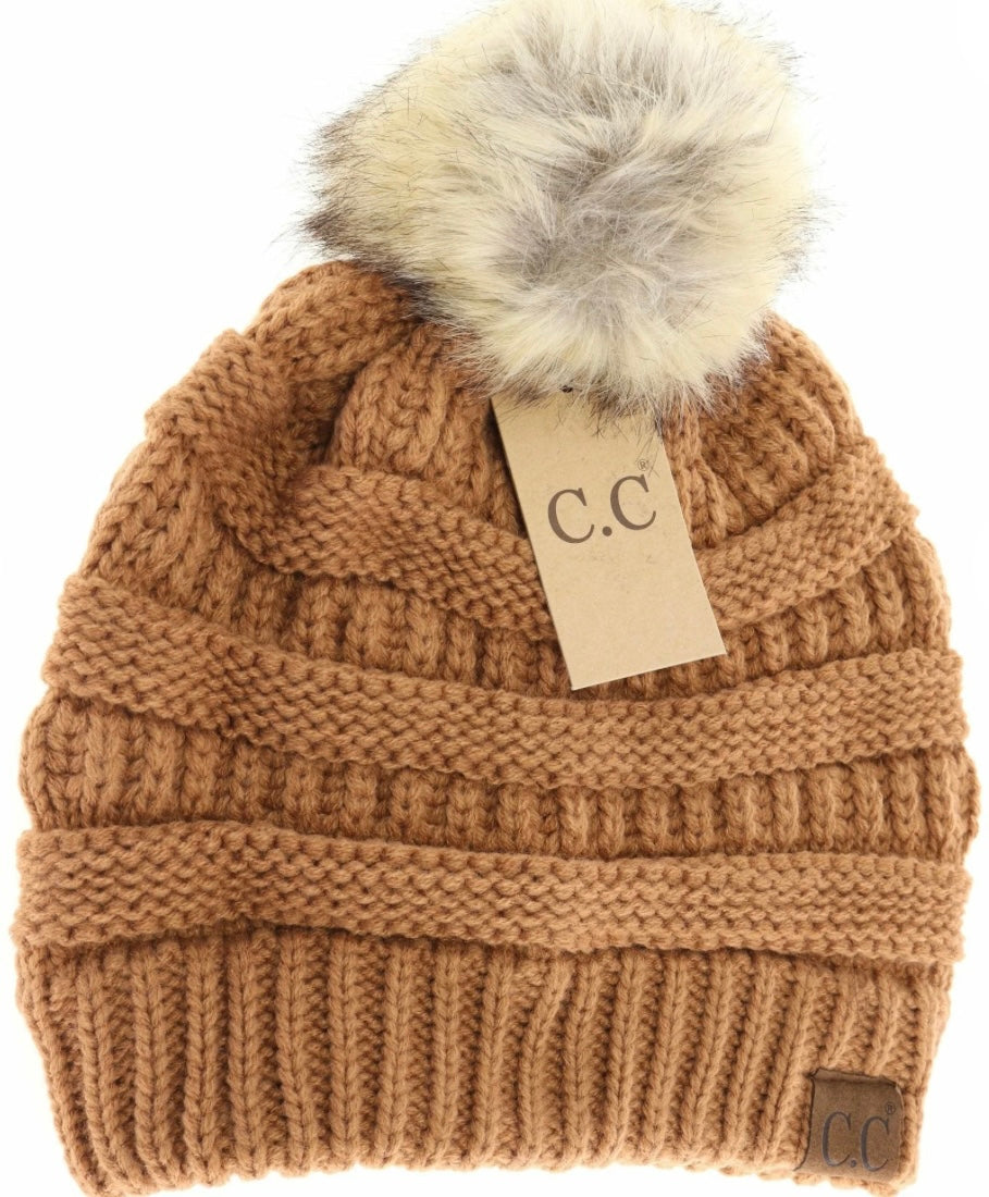 C.C. Adult Puff Beanie