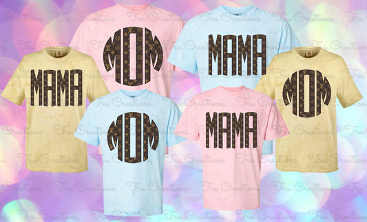 Designer Inspired Mom-Mama Tee