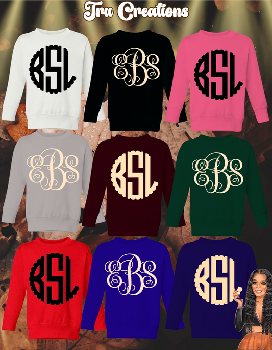 Youth Monogram Sweatshirt