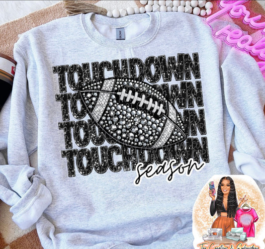 Rhinestone Touchdown Szn Sweatshirt