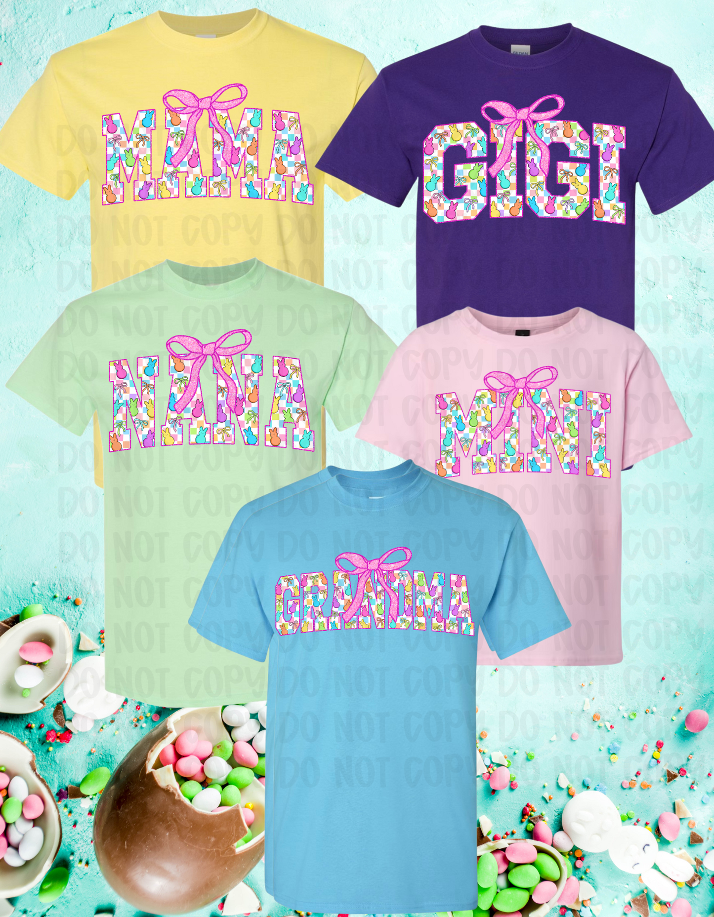 Custom Peeps Bow T-Shirt