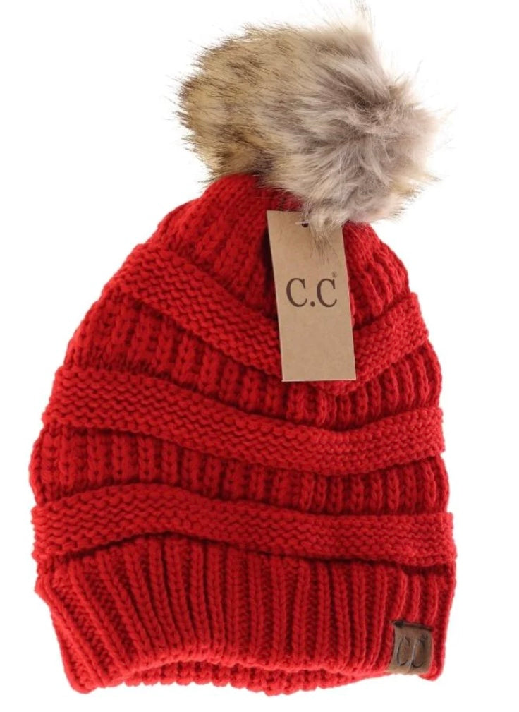 C.C. Adult Puff Beanie