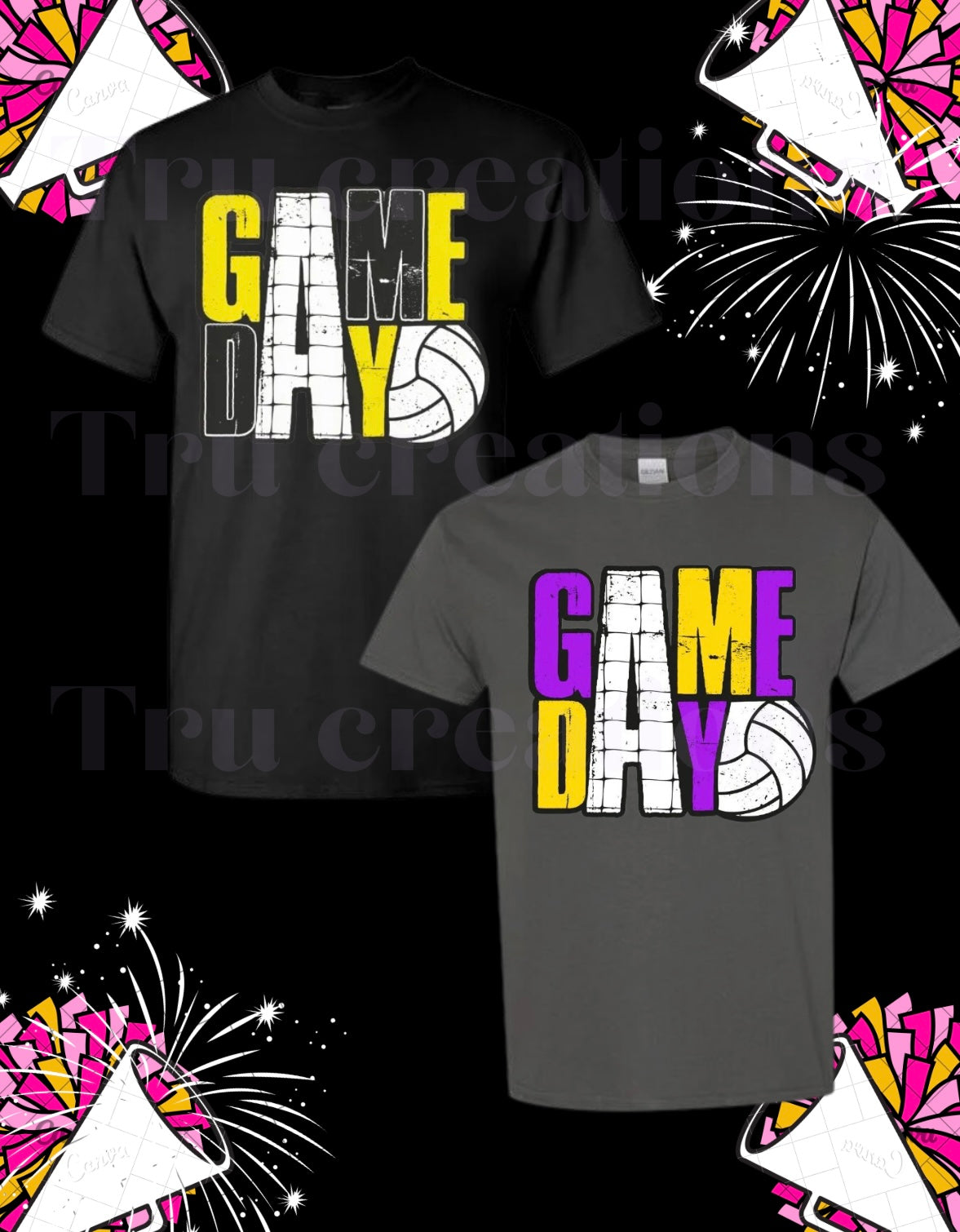 Volleyball Game Day Tee