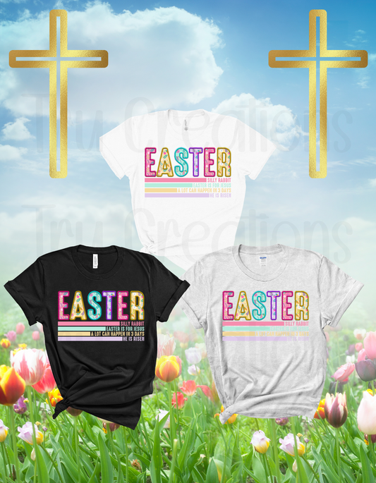 Easter Tee ✝️🩷💜🩵