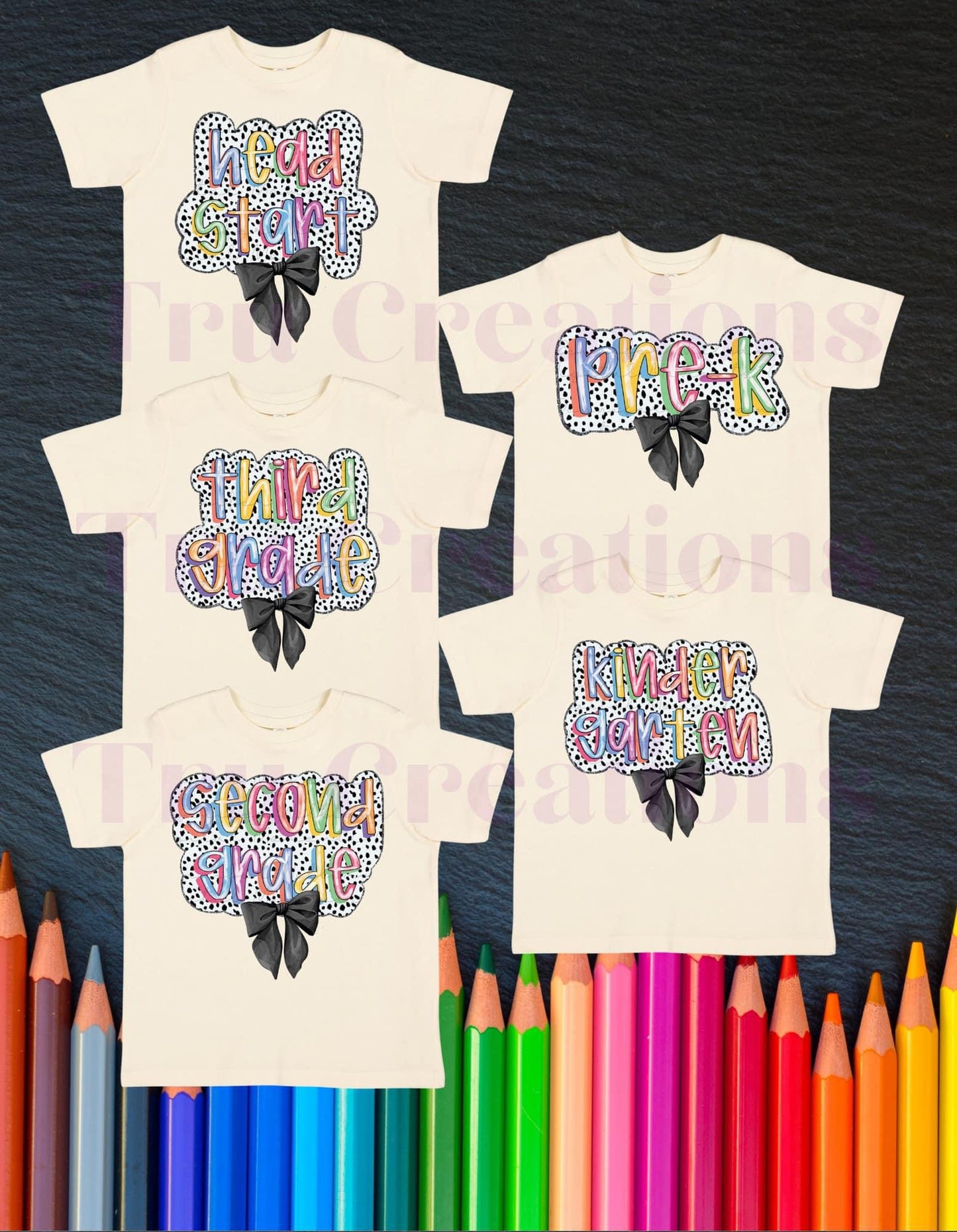 Girls Grade Bow Tee