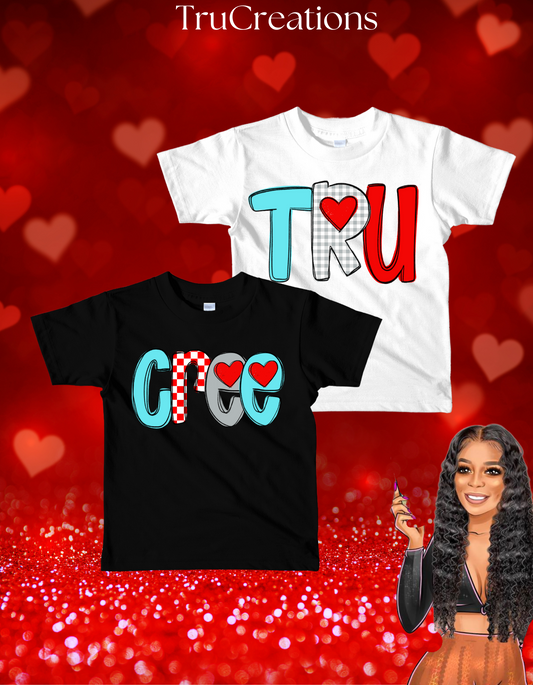 Boys Custom Valentine T-Shirt