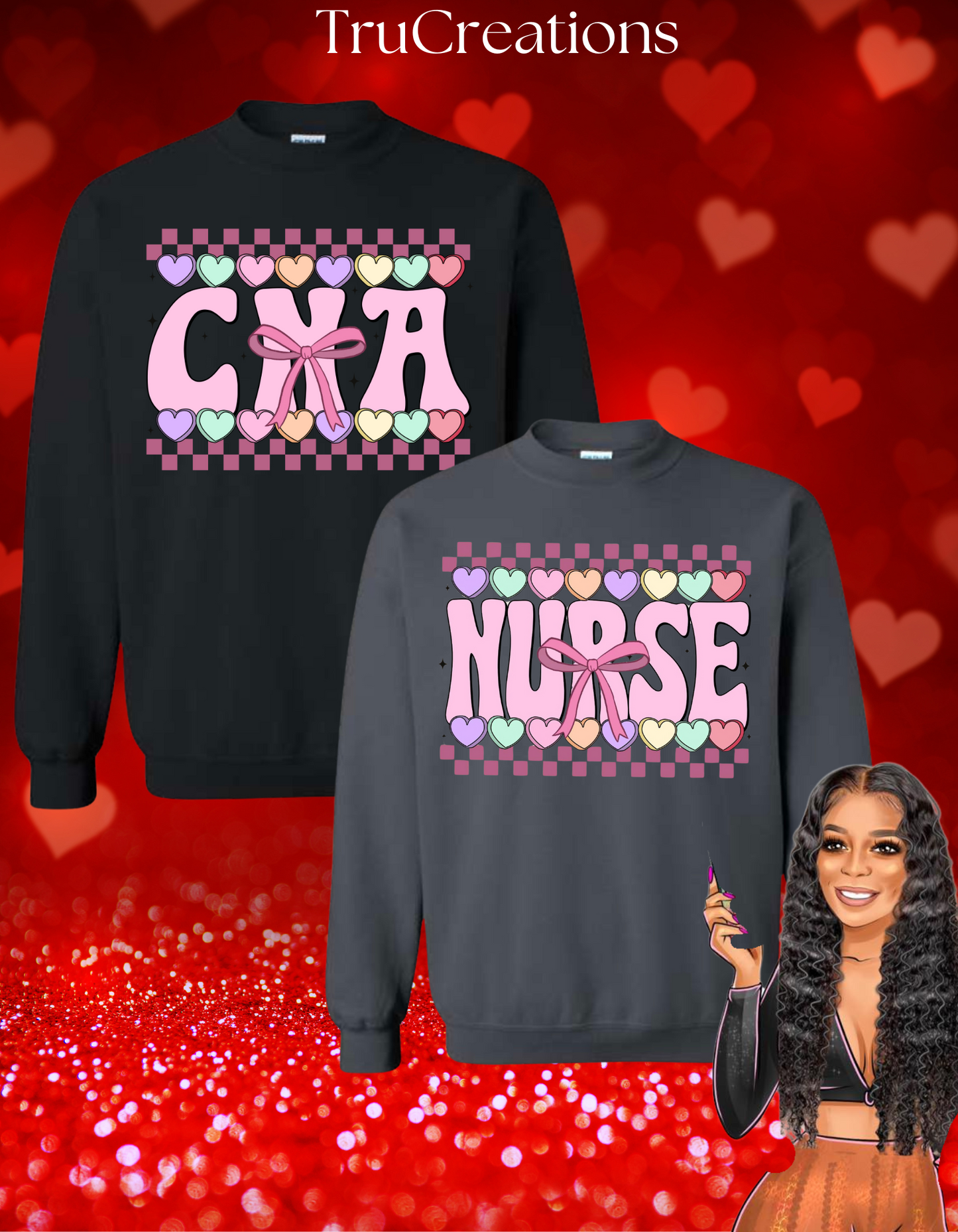 Custom Sweetheart Title Sweatshirt