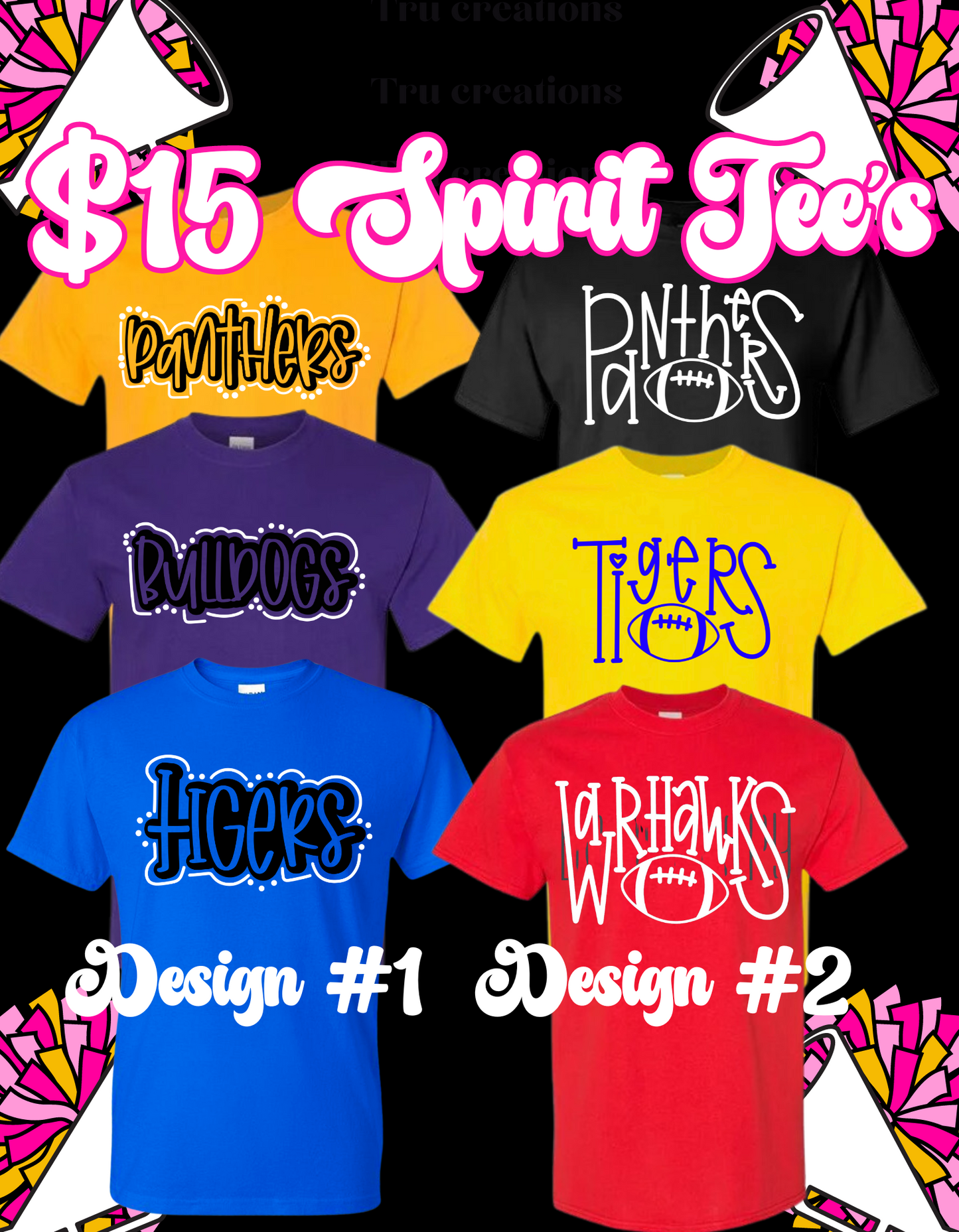 $15 Spirit Tees !