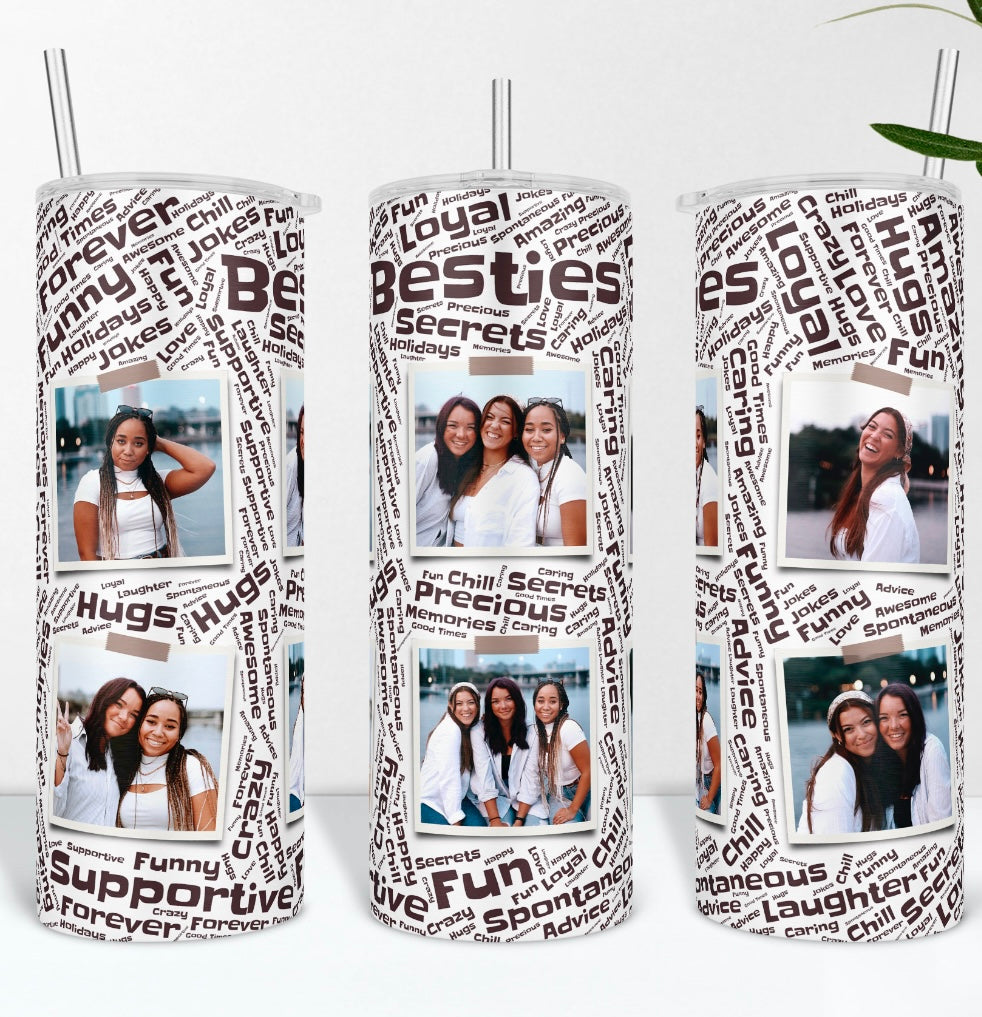 6 Picture Bestie Tumbler