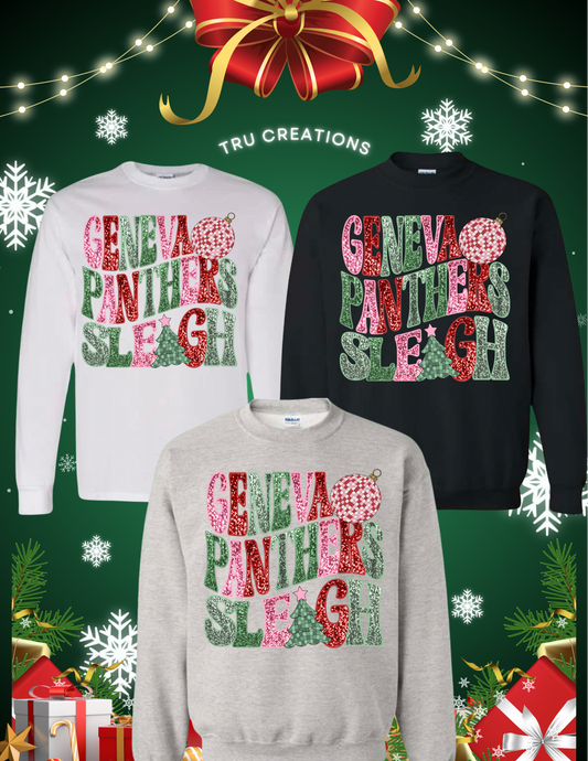 Custom Mascot Sleigh Sweatshirt