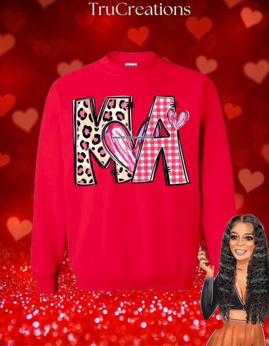 Custom Cheetah + Plaid Title Sweatshirt