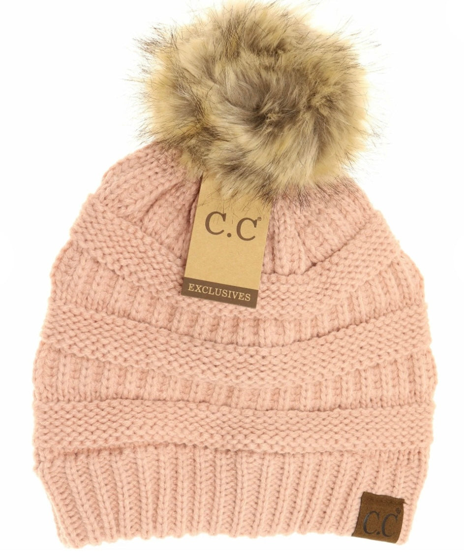 C.C. Adult Puff Beanie