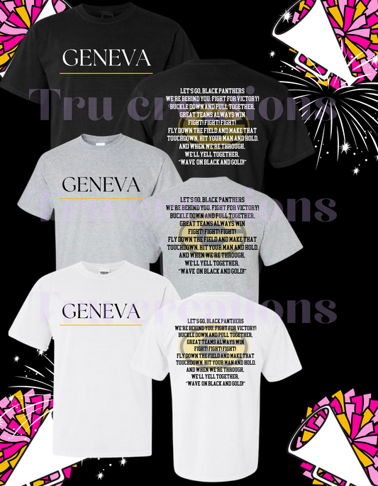 Geneva Fight Song Tee