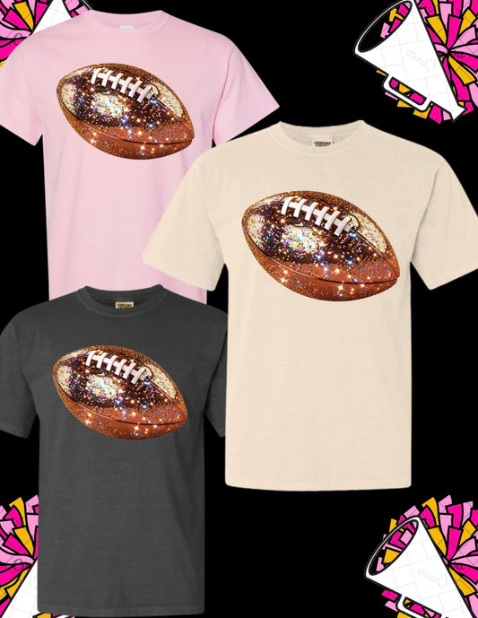 Sparkle Football Tee