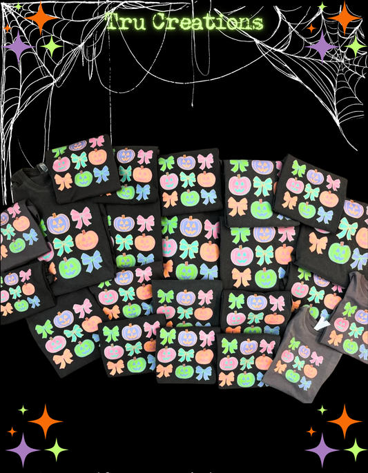 Halloween Coquette Bow Tee