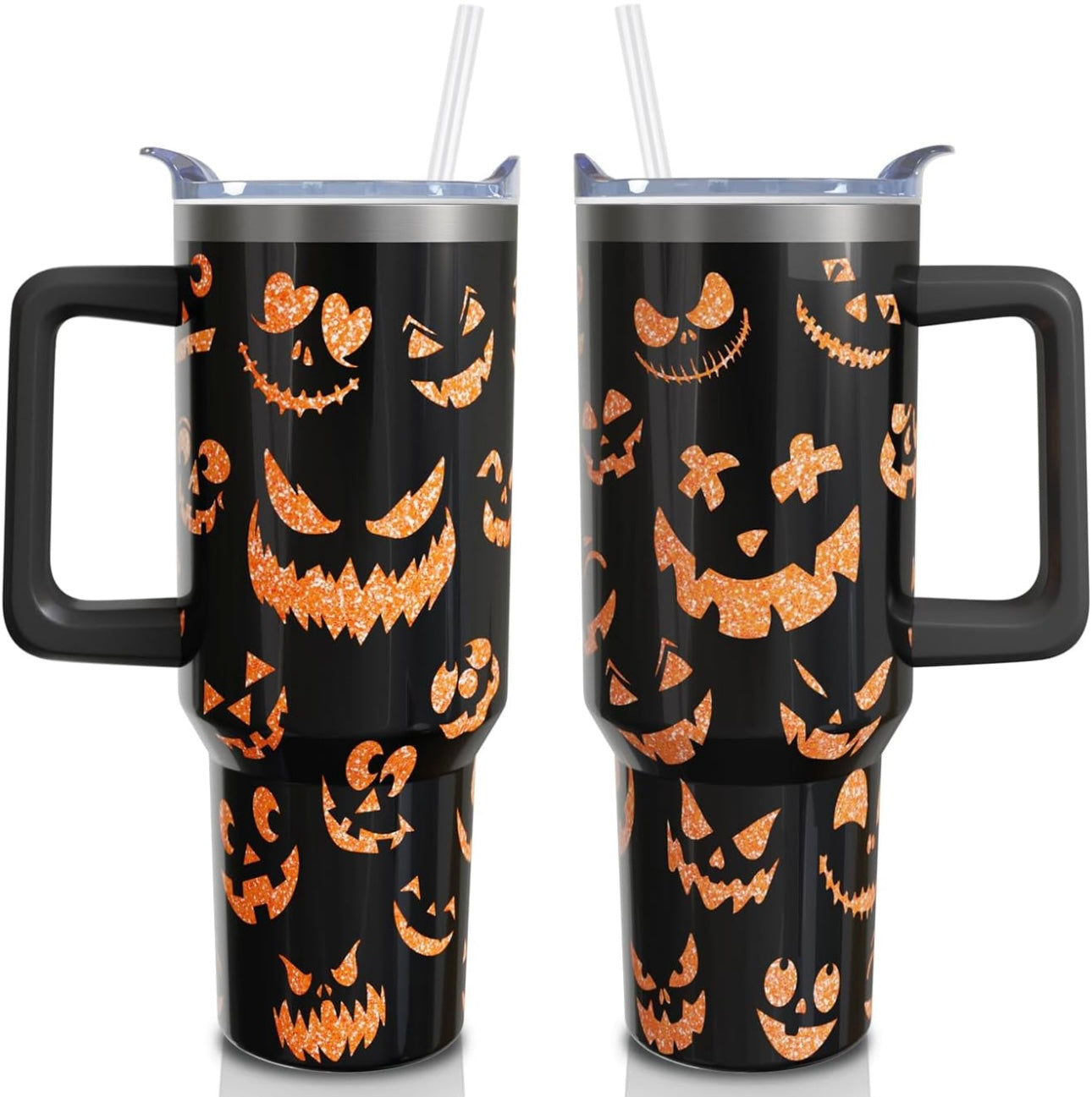 Halloween Glitter Tumbler