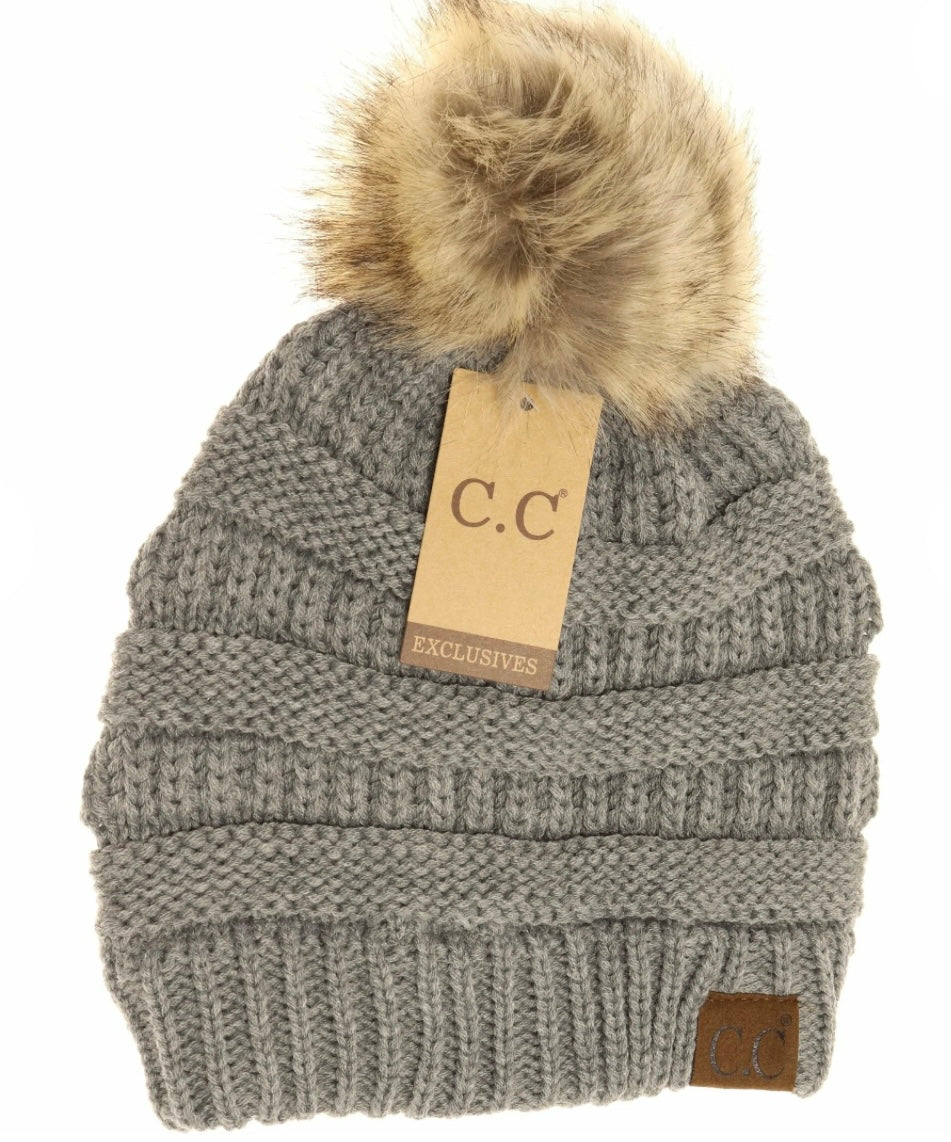 C.C. Adult Puff Beanie