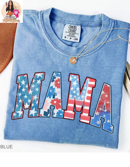 Patriotic Mama Tee