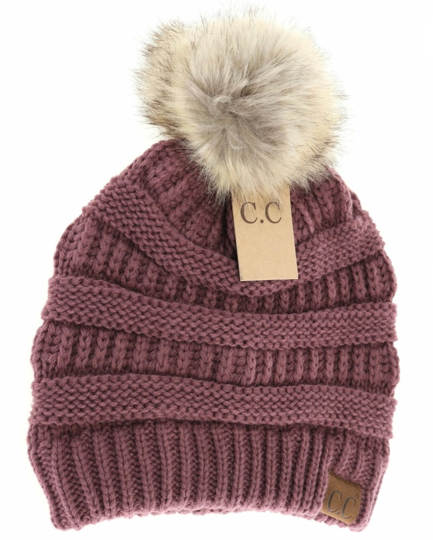 C.C. Adult Puff Beanie