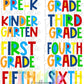 Kids Colorful Grade Tee