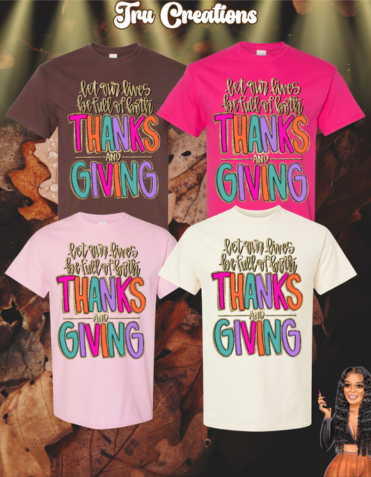 Thanks + Giving Tee