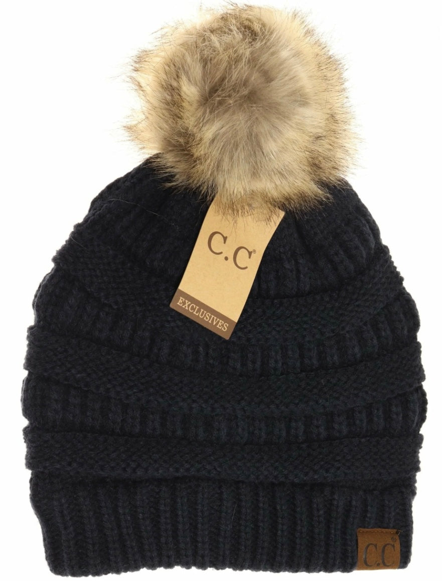 C.C. Adult Puff Beanie