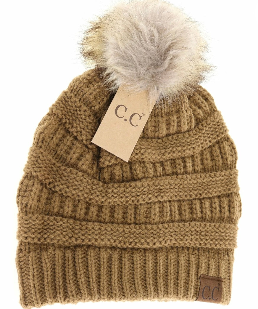 C.C. Adult Puff Beanie