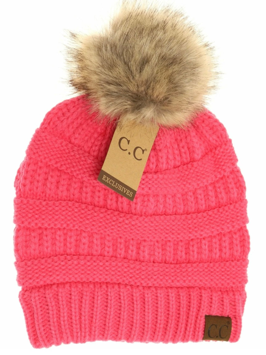 C.C. Adult Puff Beanie