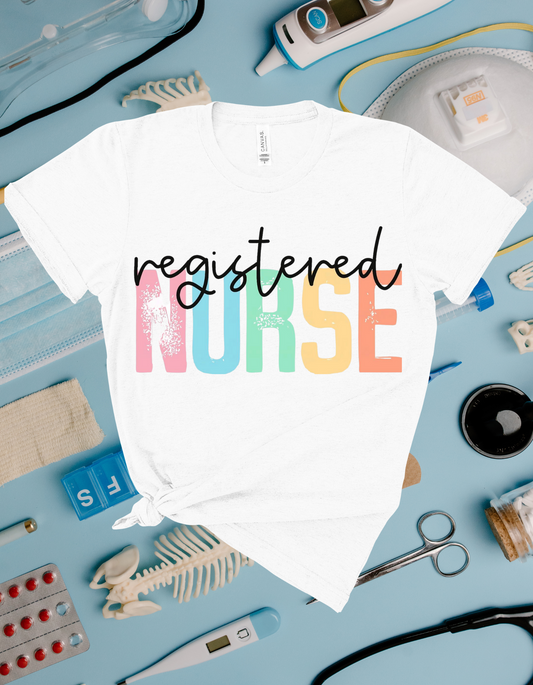 Registered Nurse Distressed Tee