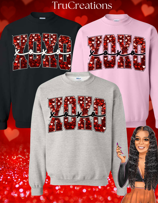 Sequin XOXO Sweatshirt