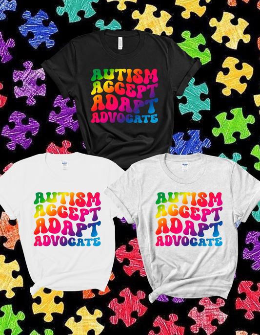 Accept, Adapt, Advocate Tee