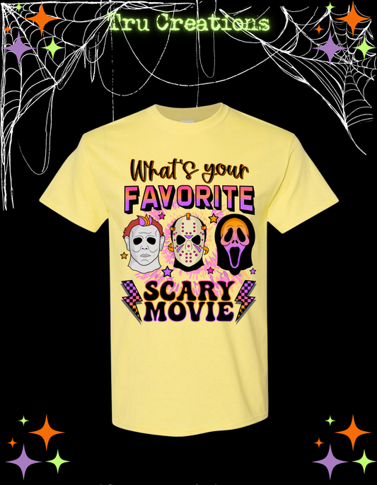 Favorite Scary Movie Tee