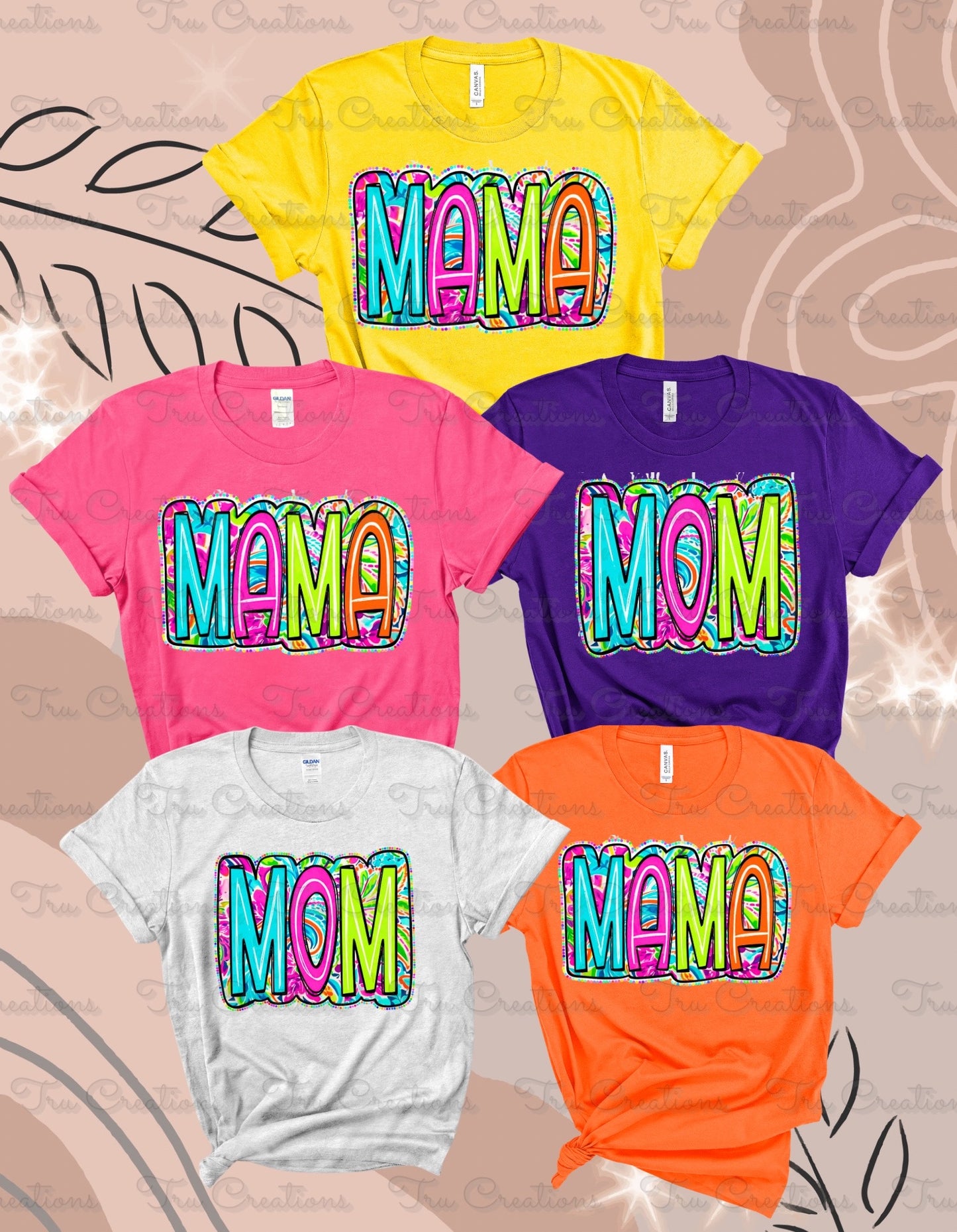 Floral Mom / Mama Tee