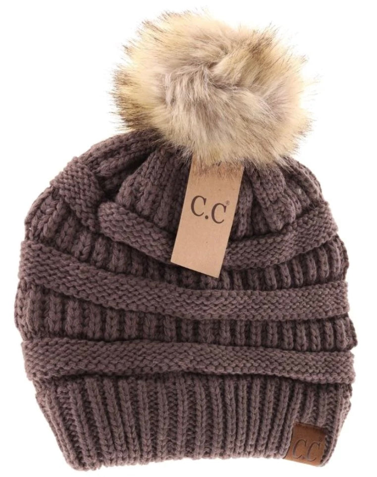 C.C. Adult Puff Beanie