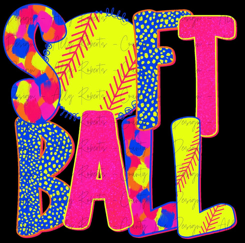 Preppy Baseball/Softball T-Shirt