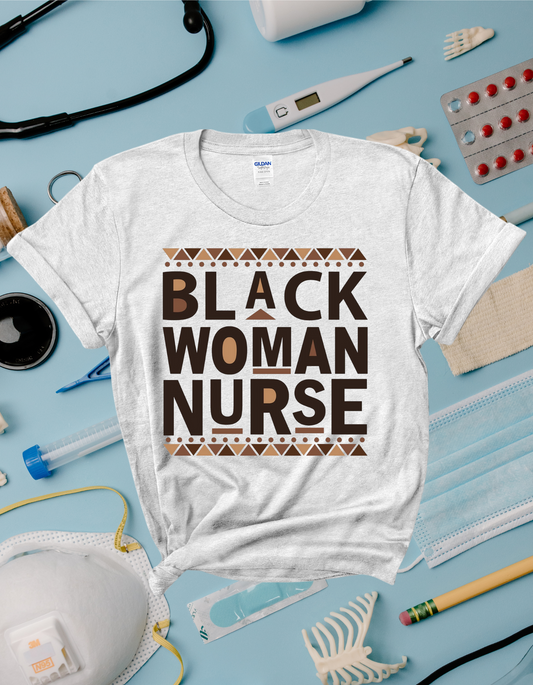 Black Woman Nurse Tee