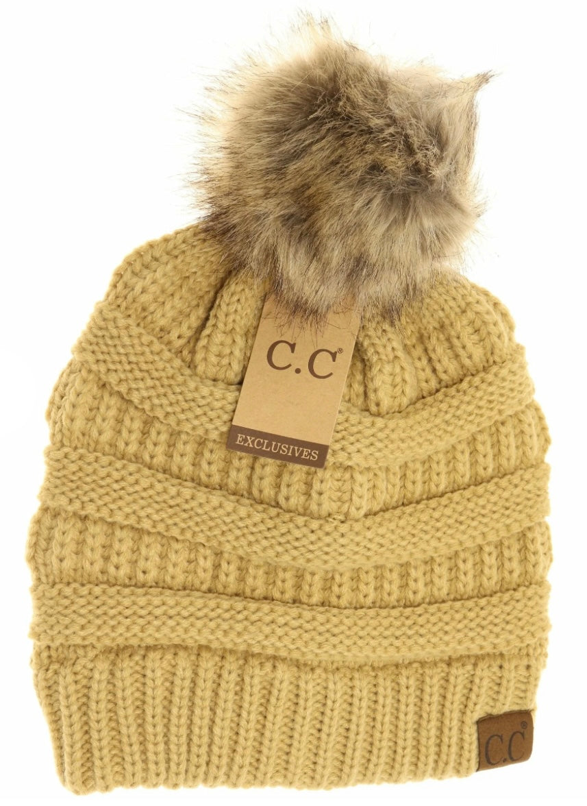 C.C. Adult Puff Beanie