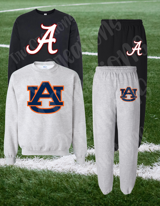 Auburn/ Alabama Sweatsuit