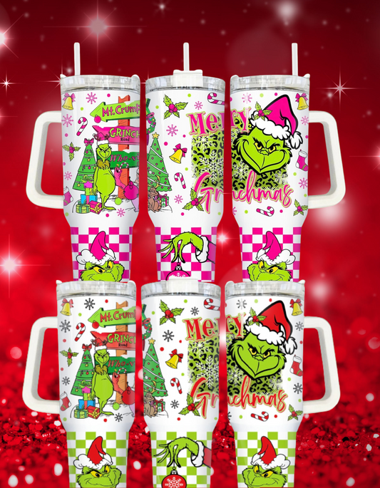 Merry Grinchmas 40oz Tumbler