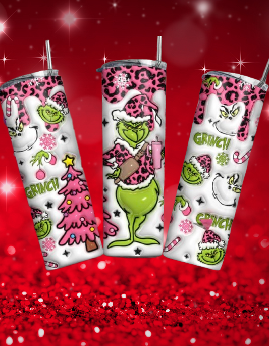 Pink Leopard Grinch