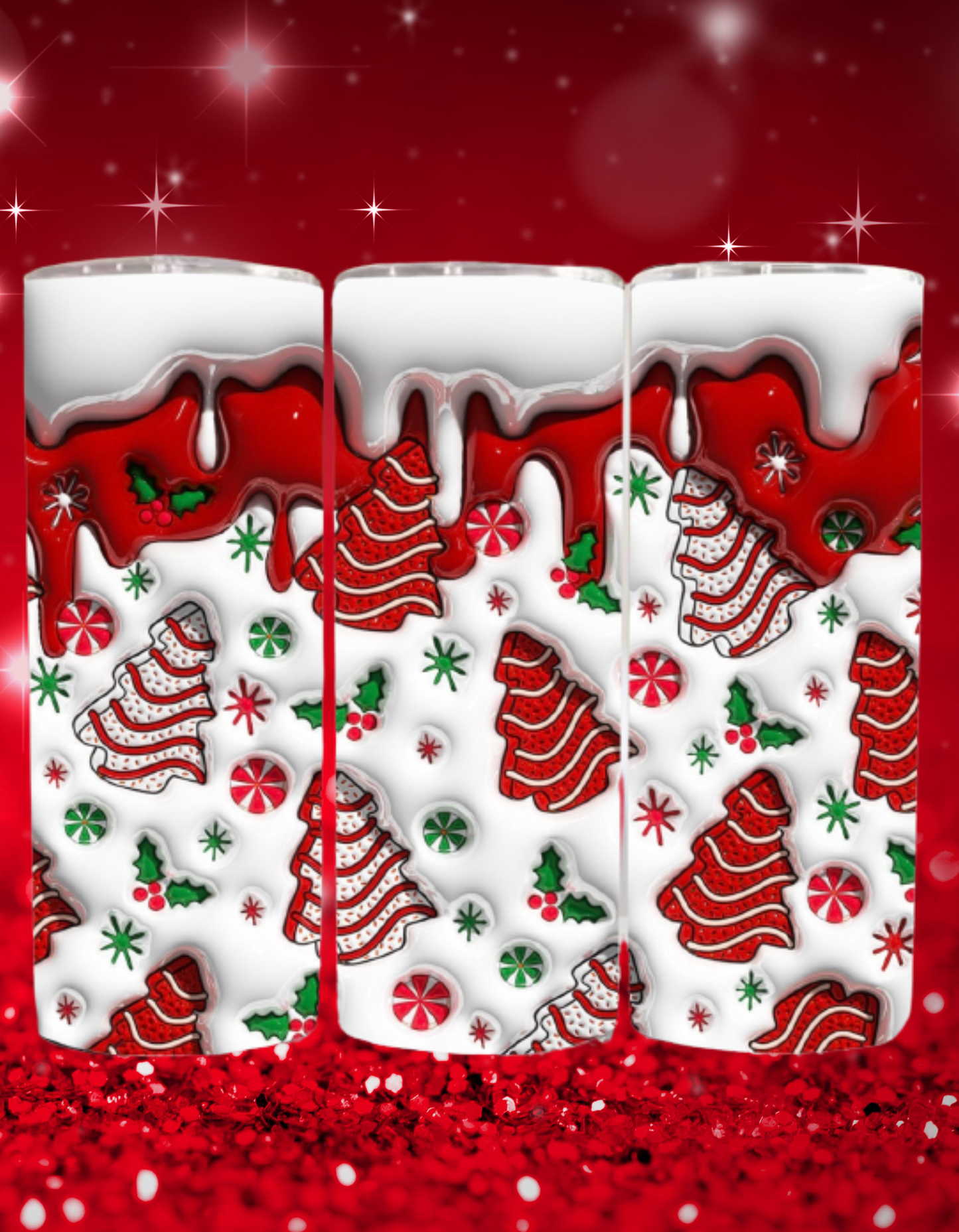 Christmas Tree Cakes 20oz Tumbler